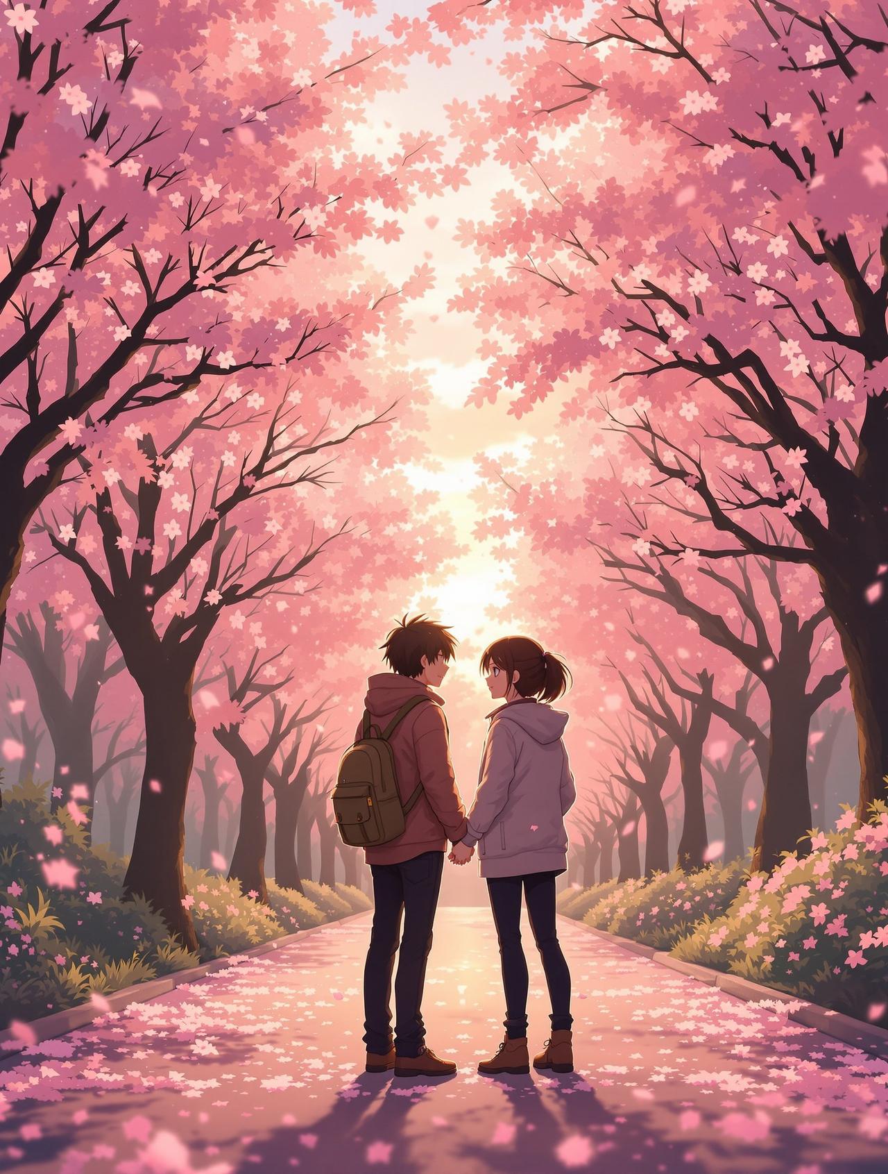 咚漫漫画 - 樱雨落下的瞬间 咚漫漫画 - 樱雨落下的瞬间 番剧封面
